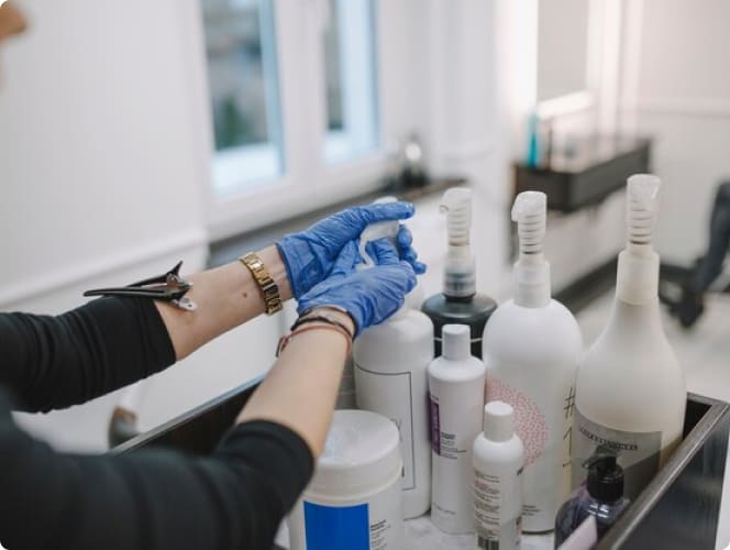 Дезинфекция рук и рабочего места